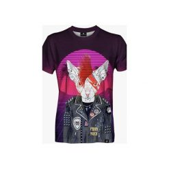 Cyber Cat men's t-shirt. Szare t-shirty męskie Mars from venus, s, bez wzorów, bez kołnierzyka. Za 101,40 zł.