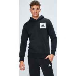 Adidas Performance - Bluza. Czarne bejsbolówki męskie adidas Performance, l, z nadrukiem, z bawełny, z kapturem. W wyprzedaży za 219,90 zł.