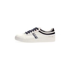 Buty Napapijri N0YJS0 CANVAS. Białe trampki męskie Napapijri, bez wzorów, bez zapięcia. Za 234,64 zł.