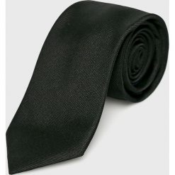 Tommy Hilfiger Tailored - Krawat. Czarne krawaty męskie marki Tommy Hilfiger Tailored, z jedwabiu. Za 199,90 zł.