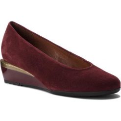 Półbuty HISPANITAS - Dill HI87424 Merlot. Czerwone półbuty damskie marki Hispanitas, bez wzorów, ze skóry, bez obcasa, na koturnie, bez zapięcia. W wyprzedaży za 299,00 zł.