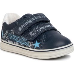 Sneakersy PRIMIGI - 5358711 M Blu/Navy. Niebieskie trampki chłopięce Primigi, bez wzorów, ze skóry ekologicznej, na rzepy. Za 219,00 zł.
