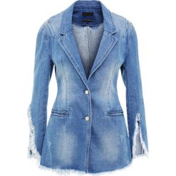 Płaszcze damskie: Steve J & Yoni P / SJYP Krótki płaszcz denim blue