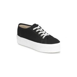 Buty Yurban SUPERTELA. Czarne trampki i tenisówki damskie Yurban, bez wzorów, bez zapięcia. Za 74,50 zł.