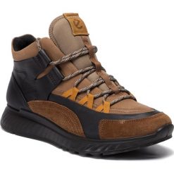 Sneakersy ECCO - ST.1 83633451664 Camel/Black/Camel/Oak. Pomarańczowe sneakersy męskie ecco, ze skóry. W wyprzedaży za 489,00 zł.