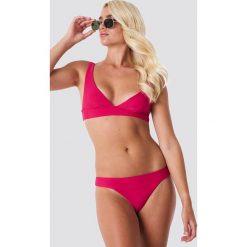 Monokini: NA-KD Swimwear Dół bikini z szerokim paskiem – Pink