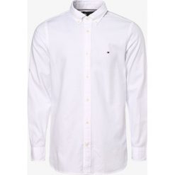 Tommy Hilfiger - Koszula męska, biały. Białe koszule męskie TOMMY HILFIGER, m, bez wzorów, eleganckie, bez kołnierzyka, bez rękawów. Za 399,95 zł.