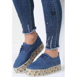 Espadryle damskie: Granatowe Espadryle Quick Kiss