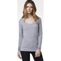 G-Star Raw - Bluzka. Szare bluzki damskie G-Star RAW, s, bez wzorów, z elastanu, z okrągłym kołnierzem. W wyprzedaży za 69,90 zł.