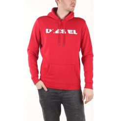 Diesel S-Agnes-Bro Bluza Czerwony. Czerwone bluzy męskie Diesel, s, z nadrukiem, z bawełny, bez kołnierzyka, bez rękawów, bez kaptura. Za 233,95 zł.
