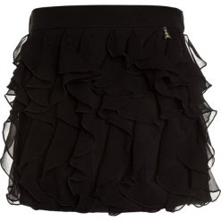 Patrizia Pepe SKIRT Spódnica mini black. Czarne spódniczki dziewczęce Patrizia Pepe, z poliesteru, mini. W wyprzedaży za 356,30 zł.