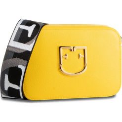 Torebka FURLA - Brava 1027910 B BVE2 022 Calendula g. Żółte listonoszki damskie Furla, z aplikacjami, ze skóry, zdobione, bez dodatków. Za 1149,00 zł.