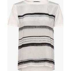 Weekend Max Mara - Koszulka damska z dodatkiem jedwabiu, beżowy. Brązowe koszulki damskie Weekend Max Mara, s, bez wzorów, bez kołnierzyka, bez rękawów. Za 449,95 zł.