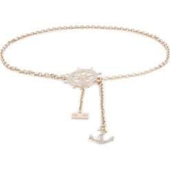 Pasek Damski ELISABETTA FRANCHI - CT-19A-01E3-V199 Oro Light 604. Żółte paski damskie Elisabetta Franchi, w paski, z tworzywa sztucznego. W wyprzedaży za 719,00 zł.