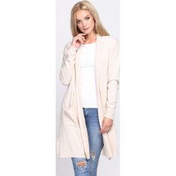 Jasnobeżowy Kardigan Chance To Move. Brązowe kardigany damskie Born2be, xl. Za 64,99 zł.