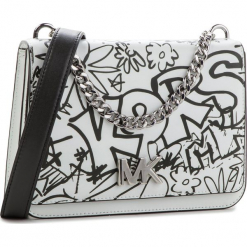 Torebka MICHAEL MICHAEL KORS - Mott 30T8SOXL7T Optic White. Białe torebki klasyczne damskie MICHAEL Michael Kors, ze skóry. Za 1669,00 zł.
