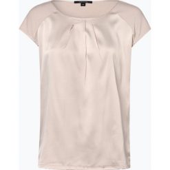 Comma - T-shirt damski, beżowy. Brązowe t-shirty damskie marki comma, z tkaniny. Za 159,95 zł.