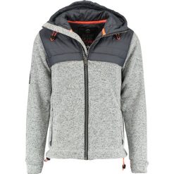 Superdry STORM HYBRID Bluza rozpinana grey grit. Szare kardigany męskie Superdry, xxl, z poliesteru. W wyprzedaży za 407,20 zł.