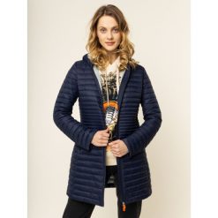 Kurtka puchowa Save The Duck D4392W GIGAX. Niebieskie kurtki damskie Save the duck, bez wzorów, z nylonu, bez kaptura. W wyprzedaży za 629,00 zł.