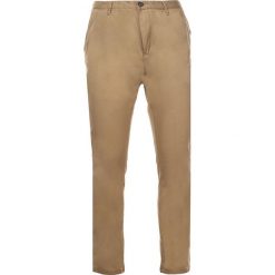 Khaki Spodnie Regular Kleonea. Brązowe spodnie męskie Born2be, m, bez wzorów, z tkaniny. Za 99,99 zł.