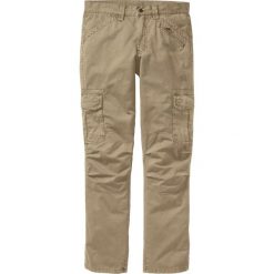 Spodnie męskie: Spodnie bojówki Loose Fit Straight bonprix beżowy