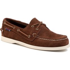 Mokasyny SEBAGO - Docksides Suede 7000G90 Dk Brown 901. Pomarańczowe mokasyny męskie Sebago, ze skóry, eleganckie. Za 649,00 zł.