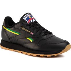 Buty Reebok - Cl Leather Mu EG6423 Black/Basgrn/Heryel. Czarne buty sportowe damskie Reebok, na co dzień, bez wzorów, ze skóry, bez zapięcia. Za 329,00 zł.
