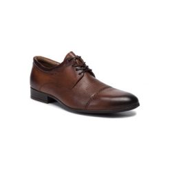 Lasocki for men MI08-C240-286-01. Pomarańczowe półbuty męskie Lasocki For Men, bez wzorów, ze skóry, bez zapięcia. Za 179,99 zł.