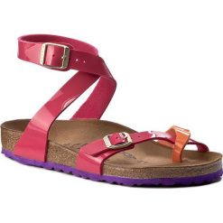Klapki damskie: Japonki BIRKENSTOCK – Yara 1004054 Tropical Orange Pink