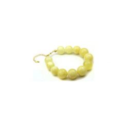 Bransoletka Bursztyn złoto. Żółte bransoletki damskie Brazi druse jewelry, z bursztynem, srebrne. Za 470,00 zł.