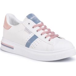 Sneakersy REFRESH - 69691 Nude. Białe półbuty damskie Refresh, na co dzień, bez wzorów, ze skóry ekologicznej, bez obcasa, na płaskiej podeszwie, bez zapięcia. Za 169,00 zł.