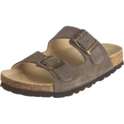 Buty dziecięce: Skórzane klapki w kolorze szarym