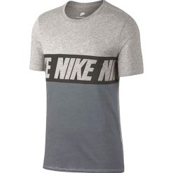 Nike Repeat Logo T-Shirt 856475-063. Szare t-shirty męskie Nike, l, z bawełny. W wyprzedaży za 79,99 zł.