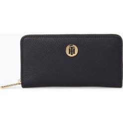 Tommy Hilfiger - Portfel damski, niebieski. Niebieskie portfele damskie marki TOMMY HILFIGER, bez wzorów. Za 299,95 zł.