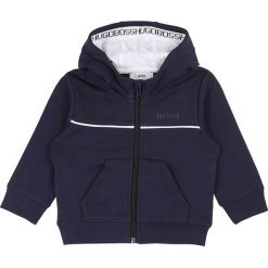 Boss - Bluza dziecięca 62-80 cm. Szare bluzy chłopięce Boss, z aplikacjami, z elastanu, bez rękawów, z kapturem. Za 279,90 zł.