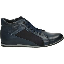 Botki męskie - M1469 PE BLU. Czarne botki męskie Venezia, ze skóry. Za 249,00 zł.