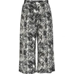 Cellbes Wzorzyste spodnie typu culotte z dżerseju czarny we wzory female czarny/ze wzorem 38/40. Czarne spodnie damskie Cellbes, z gumy. Za 119,00 zł.