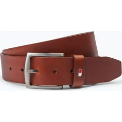 Tommy Hilfiger - Męski pasek skórzany – New Denton, beżowy. Brązowe paski męskie marki JOOP!, w paski, ze skóry, eleganckie. Za 179,95 zł.