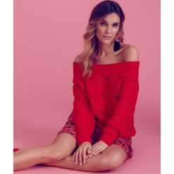 Spódniczka mini z falbanką. Czerwone spódniczki damskie Top Secret, na co dzień, na lato, w kwiaty, z tkaniny, krótkie, mini. W wyprzedaży za 34,99 zł.