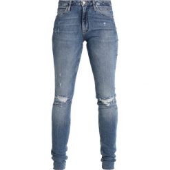 Calvin Klein Jeans SCULPTED SKINNY Jeans Skinny Fit salt & pepper. Szare jeansy damskie Calvin Klein Jeans, z bawełny. W wyprzedaży za 389,40 zł.