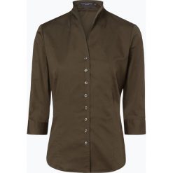 Franco Callegari - Bluzka damska, zielony. Zielone bluzki damskie Franco Callegari, bez wzorów, z bawełny, ze stójką, bez rękawów. Za 179,95 zł.