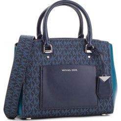 Torebka MICHAEL MICHAEL KORS - Benning 30F8SN4M2B Lxt/Adm/Pbl. Niebieskie torebki klasyczne damskie MICHAEL Michael Kors, z aplikacjami, ze skóry ekologicznej, klasyczne, zdobione, bez dodatków. Za 1229,00 zł.
