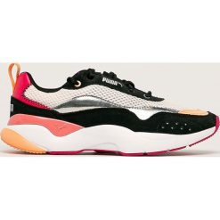 Puma - Buty Lia Pop. Białe buty sportowe damskie Puma, bez wzorów, ze skóry, sportowe. Za 399,90 zł.