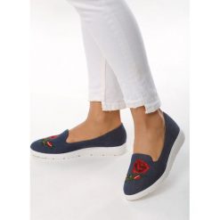 Granatowe Lordsy Over It. Niebieskie lordsy damskie Multu, bez obcasa. Za 39,99 zł.