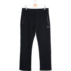 Granatowa Spodnie Dresowe Fat City. Czarne spodnie dresowe męskie marki Born2be, m, z nadrukiem, z dresówki, z kapturem. Za 54,99 zł.