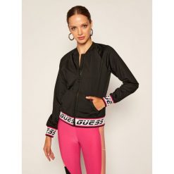 Bluza Guess Zip O0BA22 KA3A0. Czarne bluzy damskie Guess, l, z aplikacjami, bez rękawów, bez kaptura. Za 329,00 zł.
