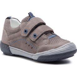 Sneakersy SERGIO BARDI KIDS - SBK-01-01-000021 609. Szare trampki chłopięce Sergio Bardi Kids, bez wzorów, ze skóry, na rzepy. W wyprzedaży za 119,00 zł.