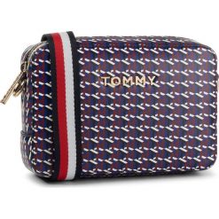 Torebka TOMMY HILFIGER - Iconic Tommy Crossover Mono AW0AW07593 0G7. Niebieskie listonoszki damskie TOMMY HILFIGER, na co dzień, bez wzorów, ze skóry ekologicznej, bez dodatków. Za 399,00 zł.