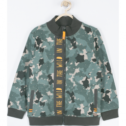 Bluza. Czerwone bluzy chłopięce marki Wild, na jesień, z nadrukiem, z bawełny. Za 44,90 zł.