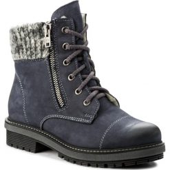 Buty zimowe damskie: Botki POLLONUS – 5-0951-003 Niebieski Samuel